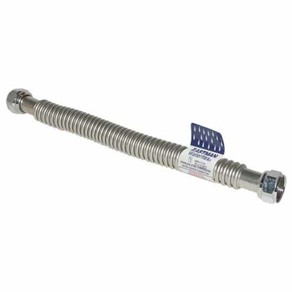 15" Stainless Steel Flexible Water Heater Connector