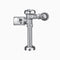 Sloan Regal Exposed Sensor Water Closet Flushometer 3980004