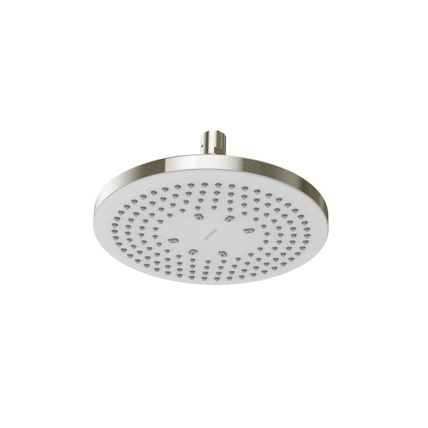 TOTO G Series Round Single Spray 8.5 inch 2.5 GPM Showerhead with COMFORT WAVE Technology, Brushed Nickel TBW01003U1#BN