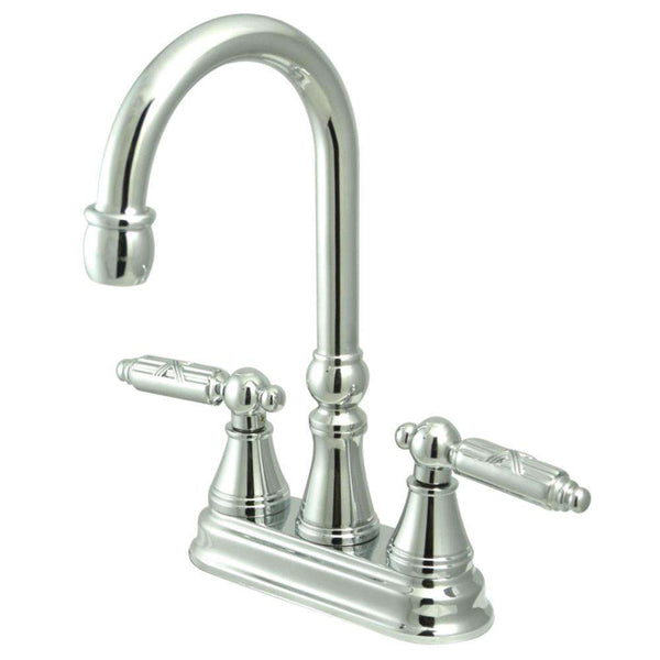 Kingston Brass KS2491GL Bar Faucet, Polished Chrome