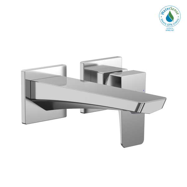 TOTO GE 1.2 GPM Wall-Mount Single-Handle Bathroom Faucet with COMFORT GLIDE Technology, Polished Chrome TLG07308U#CP