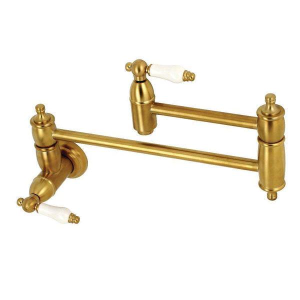 Kingston KS3107PL Restoration Wall Mount Pot Filler K Faucet