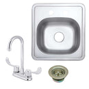 Kingston Brass KZ16156KB460ADA Bar Sink and