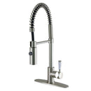 Kingston Brass LS8778DPL Sg-Hnd Pull-Down Kitchen Faucet