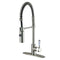 Kingston Brass LS8778DPL Sg-Hnd Pull-Down Kitchen Faucet