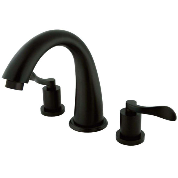 Kingston Brass KS2365DFL Roman Tub Filler, Oil Rubbed Bronze