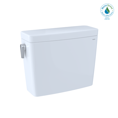 TOTO Drake Two-Piece Elongated Dual Flush 1.28 and 0.8 GPF Toilet Tank with WASHLET Auto Flush Compatibility, Cotton White ST746EMA#01