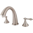 Kingston Brass KS5368AL Roman Tub Filler, Brushed Nickel