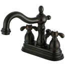 Kingston Brass KS1605TX 4 in. Centerset Bath Faucet Bronze