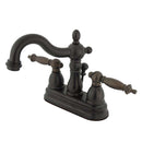 Kingston Brass KS1605TL 4 in. Centerset Bath Faucet Bronze