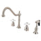 Kingston Brass KB1798PXBS Widespread Kitchen Faucet