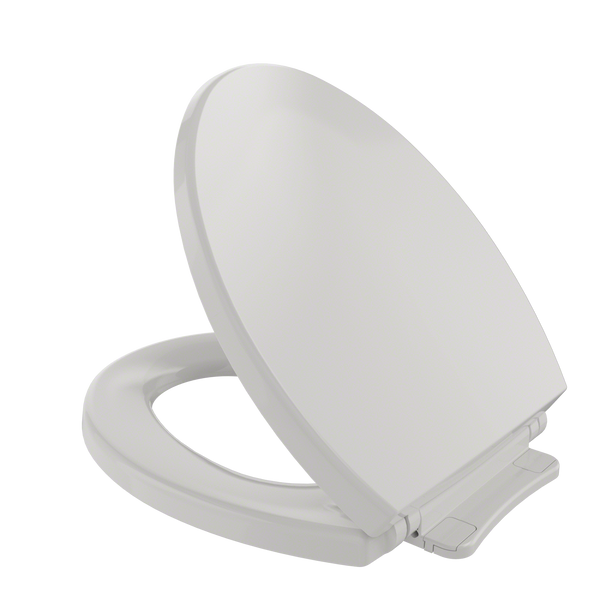 TOTO SoftClose Non Slamming, Slow Close Round Toilet Seat and Lid, Colonial White SS113#11