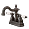 Kingston Brass KS1605PL 4 in. Centerset Bath Faucet Bronze