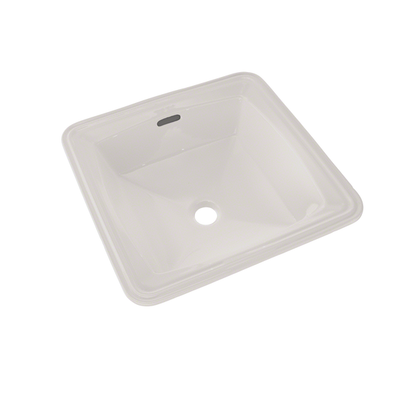 TOTO Connelly Square Undermount Bathroom Sink with CeFiONtect, Colonial White LT491G#11