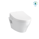 TOTO WASHLET EP Wall-Hung Elongated Toilet with S500e Bidet Seat and DuoFit In-Wall 0.9 and 1.28 GPF Dual-Flush Tank System, Matte Silver CWT4283046CMFG