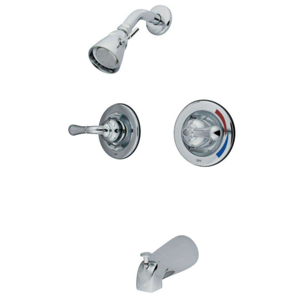 Kingston Brass KB671 Magellan Twin Handles Tub Shower