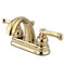 Kingston Brass GKB5612FL 4 in. Centerset Bath Faucet Brass