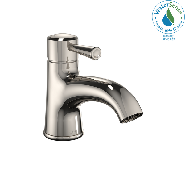 TOTO SilasSingle Handle 1.5 GPM Bathroom Faucet, Polished Nickel TL210SD#PN