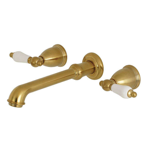 Kingston KS7127PL 8-Inch Center Wall Mount Bath Faucet