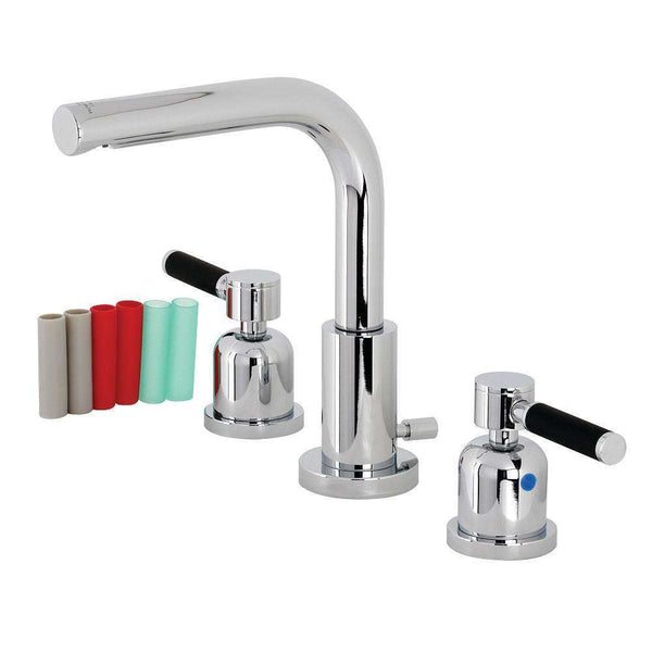 Kingston Brass FSC8951DKL in. Widespread Bath Faucet