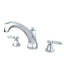 Kingston Brass KS4321GL Roman Tub Filler, Polished Chrome
