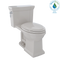 TOTO Promenade II One-Piece Elongated 1.28 GPF Universal Height Toilet with CeFiONtect, Sedona Beige MS814224CEFG#12