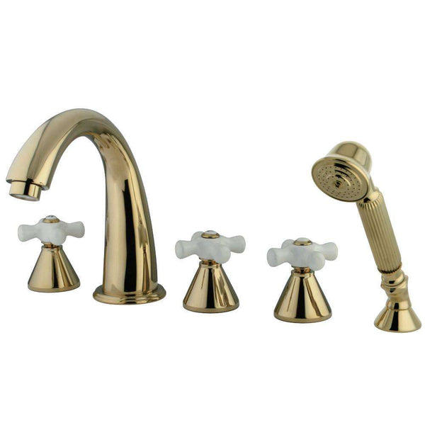 Kingston Brass KS23625PX Roman Roman Tub Filler 5 Pieces