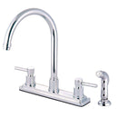 Kingston Brass KS8791DL Centerset Kitchen Faucet