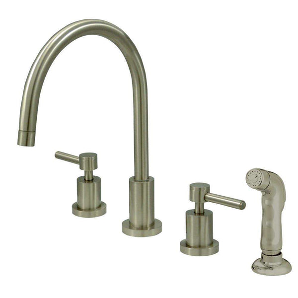 Kingston Brass KS8728DL Widespread Kitchen Faucet