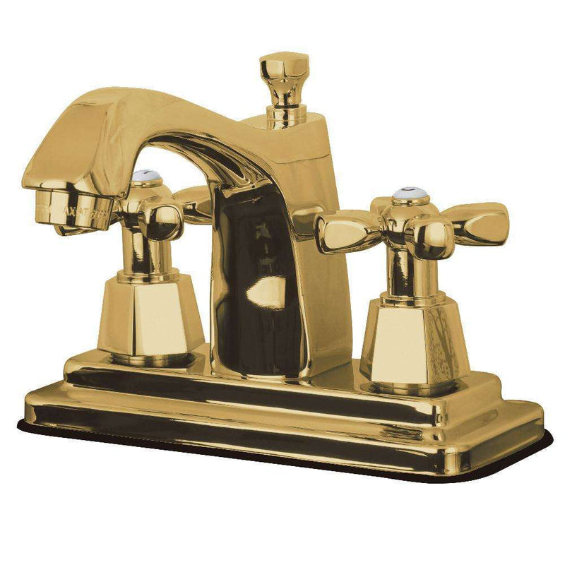 Kingston Brass KS8642HX 4 in. Centerset Bath Faucet Brass