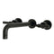 Kingston Brass KS8020ML Milano 2-Handle Wall Mount Roman