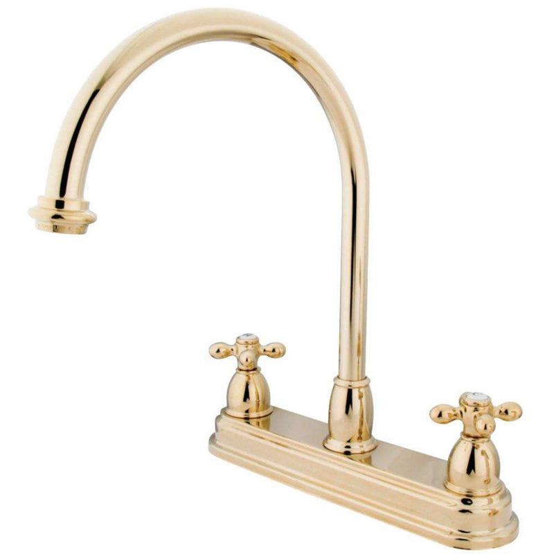 Kingston Brass KB3742AX Centerset Kitchen Faucet Brass