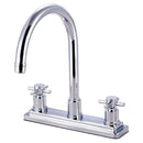 Kingston Brass KS8791DXLS Centerset Kitchen Faucet