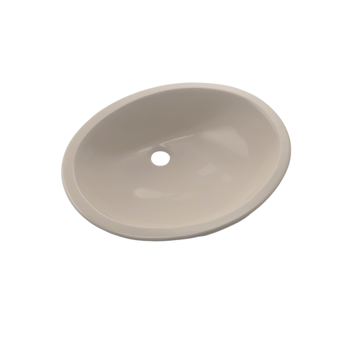 TOTO Rendezvous Oval Undermount Bathroom Sink with CeFiONtect, Bone LT579G#03