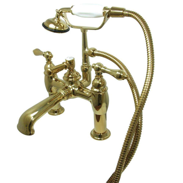 Kingston Brass CC603T2 Vintage 7" Deck Mount Tub Filler