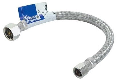 3/8" C x 1/2" IP x 20" Stainless Steel Flexible Connector