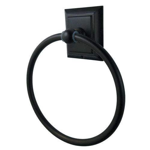 Kingston Brass BA6014ORB Towel Ring, Oil Rubbed Bronze