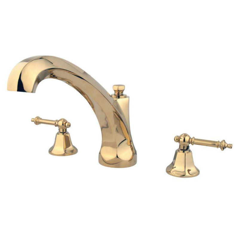 Kingston Brass KS4322TL Roman Tub Filler, Polished Brass