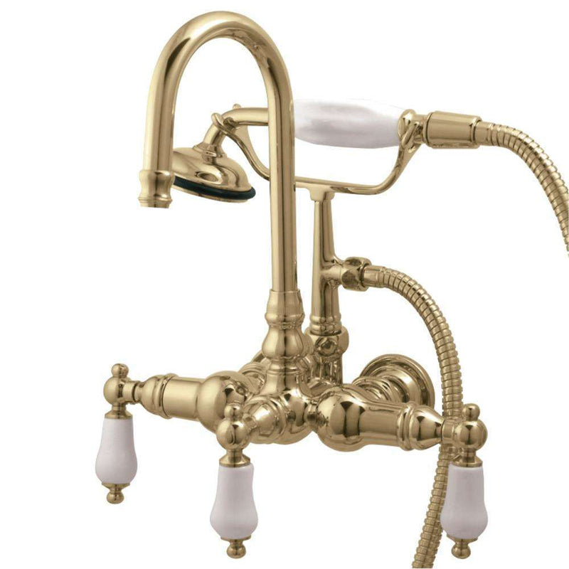 Kingston Brass CC11T2 Vintage 3-3/8" Wall Tub Filler