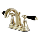 Kingston Brass KS7612PKL 4 in. Centerset Bath Faucet Brass