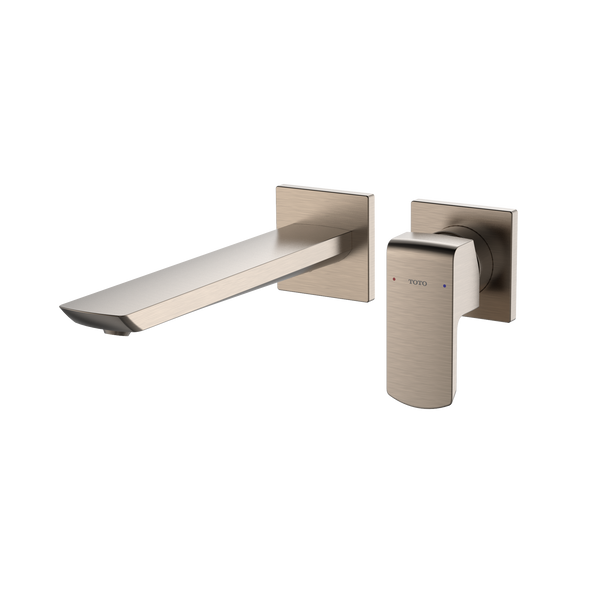 TOTO GR 1.2 GPM Wall-Mount Single-Handle Bathroom Faucet with COMFORT GLIDE Technology, Brushed Nickel TLG02311U#BN