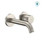 TOTO GF 1.2 GPM Wall-Mount Single-Handle Bathroom Faucet with COMFORT GLIDE Technology, Brushed Nickel TLG11307#BN