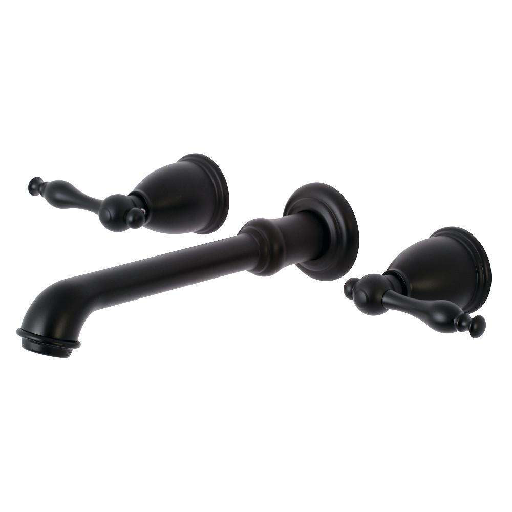 Kingston KS7120NL 8" Center Wall Mount Bath Faucet, Matte