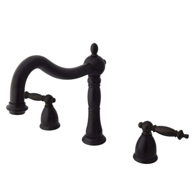 Kingston Brass KS1345TL Heritage Roman Tub Filler,