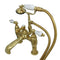 Kingston Brass CC607T2 Vintage 7" Deck Mount Tub Filler