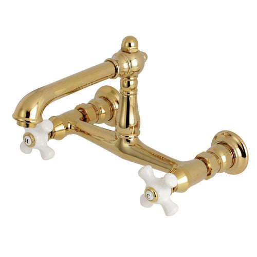 Kingston Brass KS7242PX Wall Mount Bath Faucet Brass
