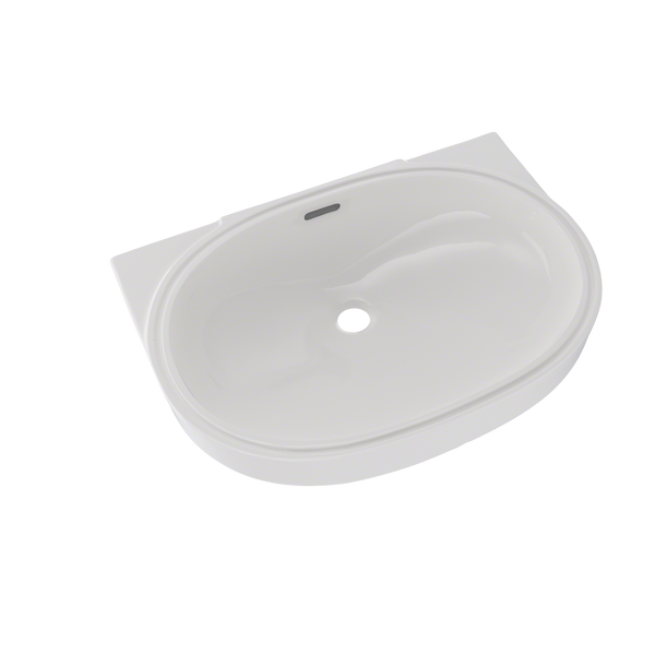 TOTO Oval 19-11/16" x 13-3/4" Undermount Bathroom Sink with CeFiONtect, Colonial White LT546G#11