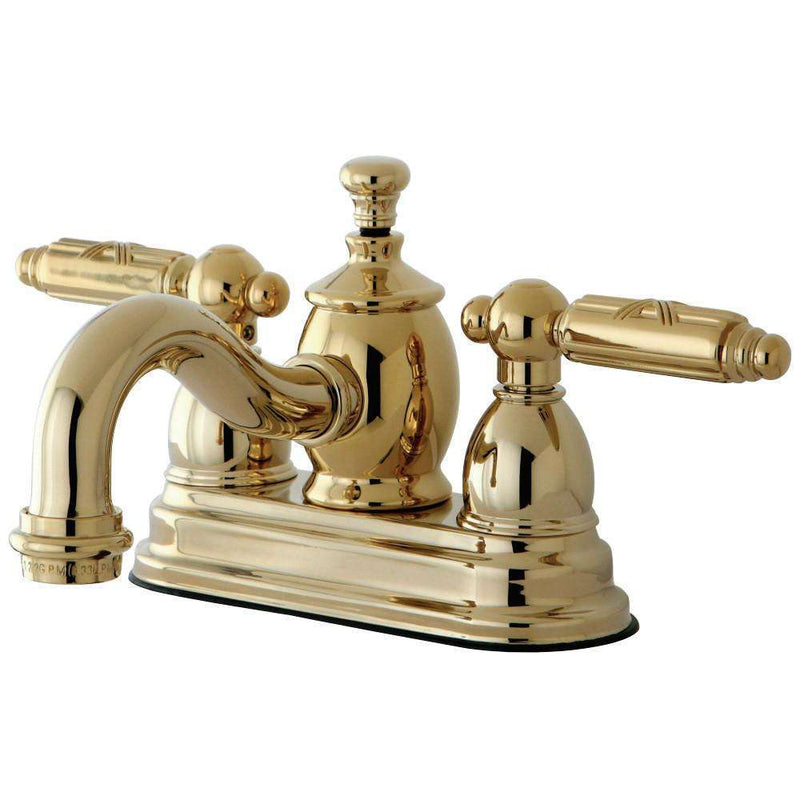 Kingston Brass KS7102GL 4 in. Centerset Bath Faucet Brass