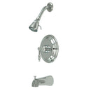 Kingston Brass KB2631KL Tub & Shower Faucet, Polished Chrome