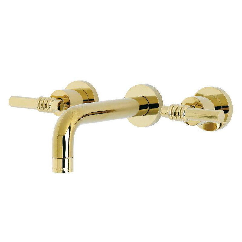 Kingston Brass KS8122ML Milano 2-Hnd 8 in. Wall Mount Bath